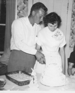 Mom & Dad on their wedding day.